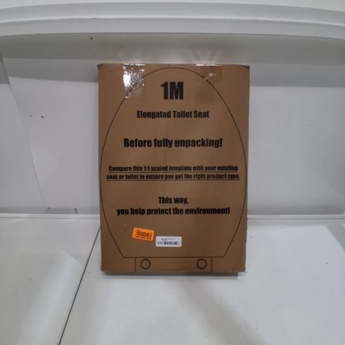 1M ELONGATED TOILET SEAT WITH BUILT IN TODDLER SEAT AND SLOW CLOSE - 18.5" - WHITE (MODEL: TS001) image 4