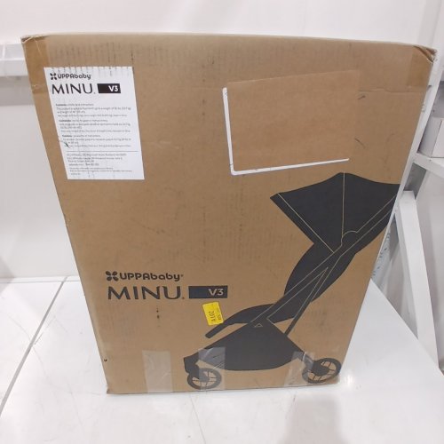 UPPABABY MINU V3 LIGHTWEIGHT + COMPACT DESIGN TRAVEL STROLLER - SAVANNAH / GREY (MODEL: 0803-MIN-NA-SAV) image 8