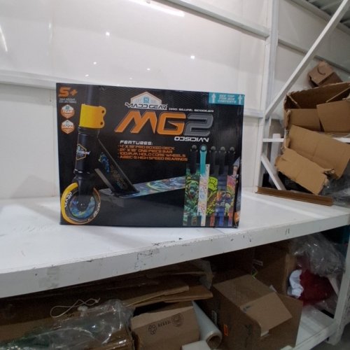 MADD GEAR PRO STUNT SCOOTER OBSIDIAN - BLACK/ GREEN /RED (MODEL: MG2 VENUM ) image 6