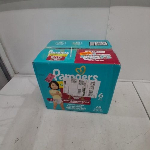 68PK PAMPERS SWADDLERS DISPOSABLE DIAPERS - SIZE 6 image 3