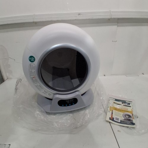 PETCOVE PURRTEK SELF-CLEANING CAT LITTER BOX - ODOR REMOVAL, APP-CONTROLLED LITTER ROBOT SYSTEM FOR MULTIPLE CATS - WHITE/GREY (MODEL: PC-PRRTK-GRY) image 3