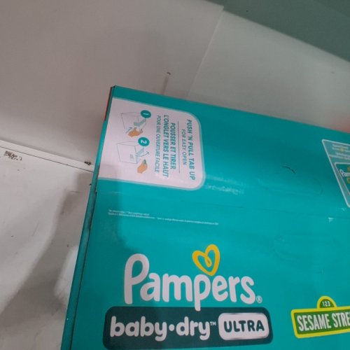 200PK PAMPERS BABY DRY ULTRA, FRAGRANCE FREE - SIZE 1 - ELMO image 3