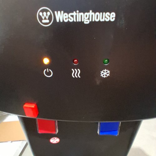 WESTINGHOUSE PREMIUM TOP LOADING WATER DISPENSER, HOT/COLD WATER - 3-5GAL BOTTLE - BLACK (MODEL: WKWDT99SS) image 2