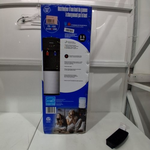 WESTINGHOUSE PREMIUM TOP LOADING WATER DISPENSER, HOT/COLD WATER - 3-5GAL BOTTLE - BLACK (MODEL: WKWDT99SS) image 5