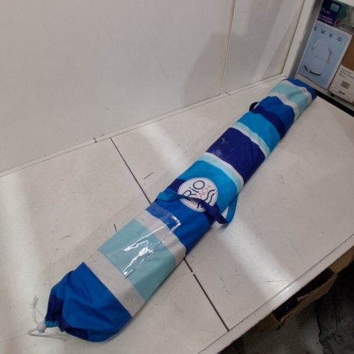 RIO BEACH UMBRELLA WITH ANCHOR - 7.5 FT - BLUE (MODEL: 1985294) image 4