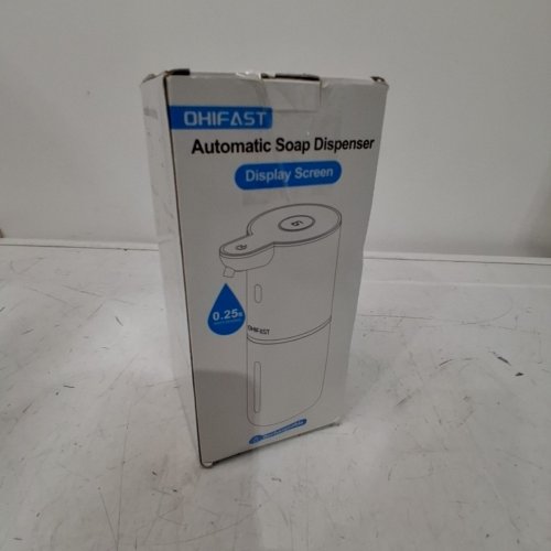 OHIFAST AUTOMATIC SOAP DISPENSER - 380 ML, 5 V, 1.5W, 4.25" X 2.95" X 7.68" - WHITE (MODEL: P18) image 5