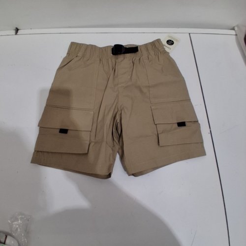 BOY'S GEORGE CARGO SHORTS - MEDIUM (7-8) - TAN (STYLE: GRS63102B) image 2