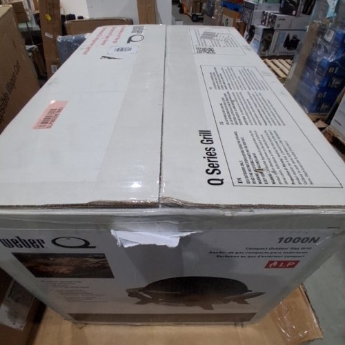 WEBER COMPACT Q SERIES OUTDOOR GAS GRILL - 27" - BLACK - (MODEL:Q1000N) image 2
