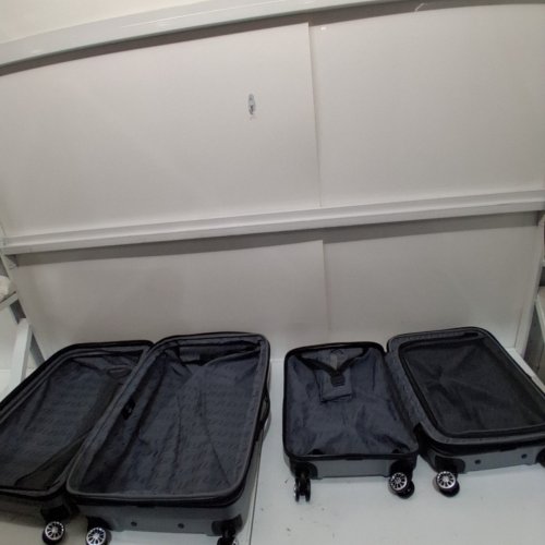 2PC SAMSONITE CENTRIC HARDSIDE SPINNER - 20" & 24" - SILVER image 2