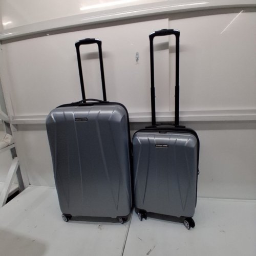 2PC SAMSONITE CENTRIC HARDSIDE SPINNER - 20" & 24" - SILVER image 3