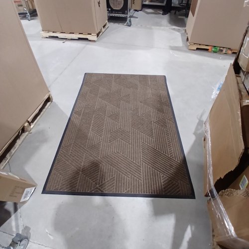 OLANLY OUTDOOR HEAVY DUTY NON-SLIP RUBBER MAT - 71" X 47" - DARK BROWN image 2