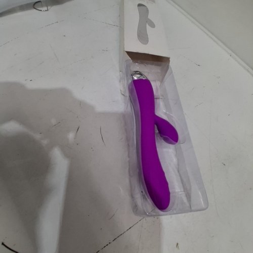 FEMALE G-SPOT VIBRATOR FOR CLIT AND ANAL STIMULATION - 8" - PURPLE image 2