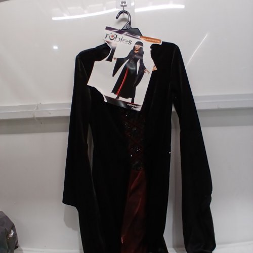 WOMEN'S RUBIES GOTHIC COSTUME DRESS - MEDIUM (8-10) - BLACK AND RED image 2