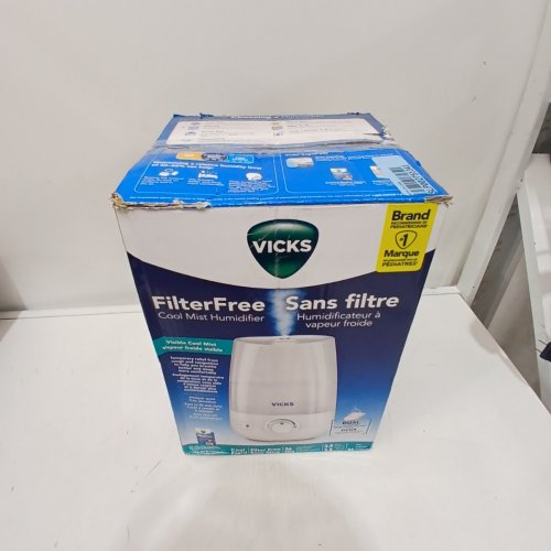 VICKS FILTER-FREE COOL MIST HUMIDIFIER - 3.8 L / 36 HRS - WHITE image 4