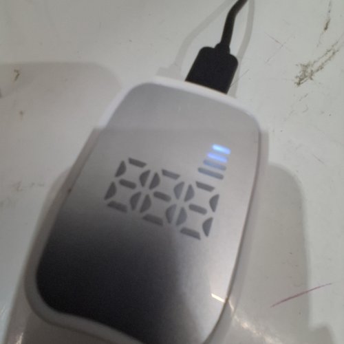 NAIL FUNGUS CLEANING LASER DEVICE , NAIL THERAPY - WHITE/BLUE image 2