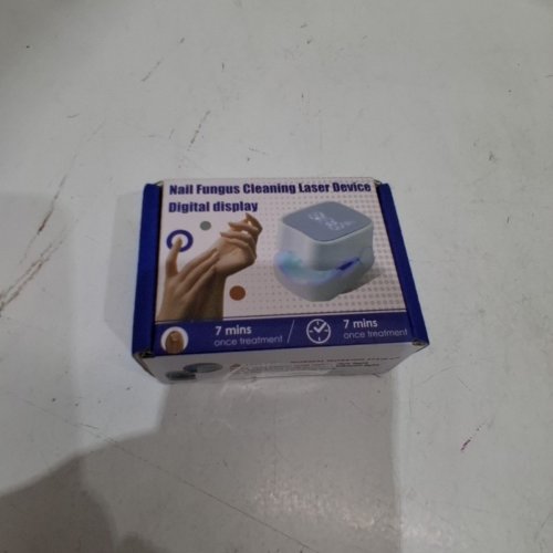 NAIL FUNGUS CLEANING LASER DEVICE , NAIL THERAPY - WHITE/BLUE image 4