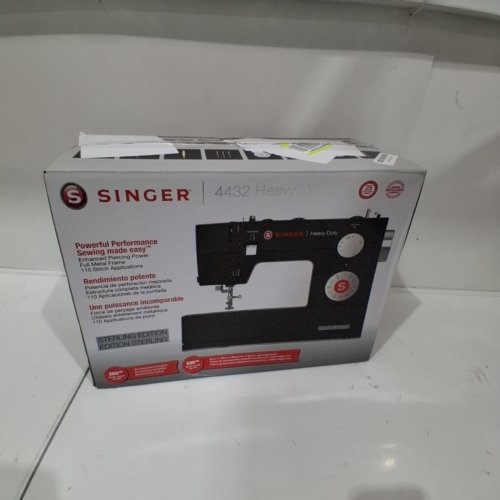SINGER STERLING EDITION HEAVY DUTY SEWING MACHINE WITH 110 STITCH APPLICATIONS AND ACCESSORY KIT - BLACK - (MODEL:4432) image 5