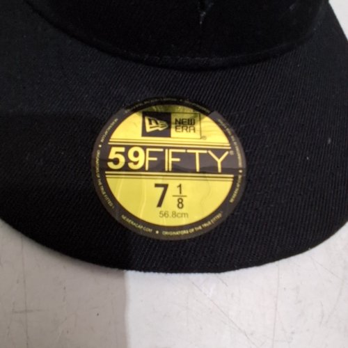 NEW ERA 59 FIFTY MLB TORONTO BLUE JAYS CAP - 7 1/8 - BLACK image 2