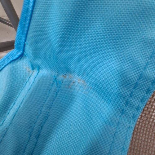 2PK GARVEE HIGH BACK FOLDING BEACH CHAIRS - BLUE image 4