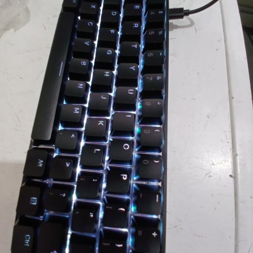 DAREU WIRED BACKLIT KEYBOARD - BLACK (MODEL: EK60 HE) image 2