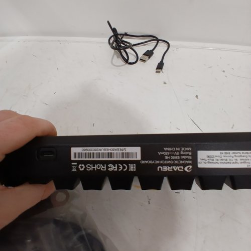 DAREU WIRED BACKLIT KEYBOARD - BLACK (MODEL: EK60 HE) image 3