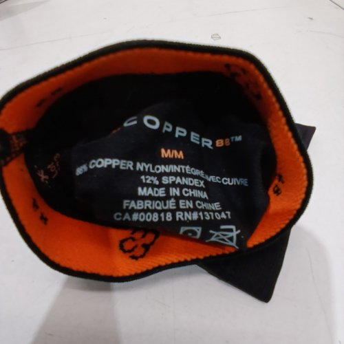 UNISEX COPPER88 ELBOW COMPRESSION SLEEVE - MEDIUM - BLACK (MODEL: CPB02-M) image 4