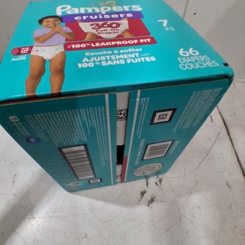 66PK PAMPERS CRUISERS 360° DIAPERS - SIZE 7 - MULTICOLOURED image 4
