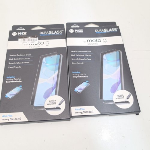 2 DURAGLASS TEMPERED GLASS SCREEN PROTECTOR FOR MOTO G 5G (2022/2023) (MODEL: 501042) image 2