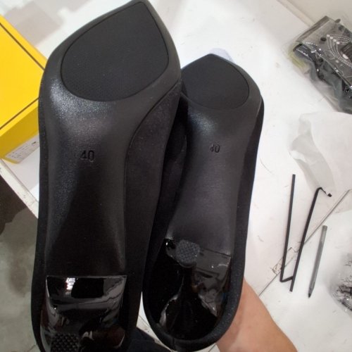 ROJEY VESSI JEWELED BOW POINTED-TOE PUMPS - 40 - BLACK (MODEL: 301680-E7) image 3