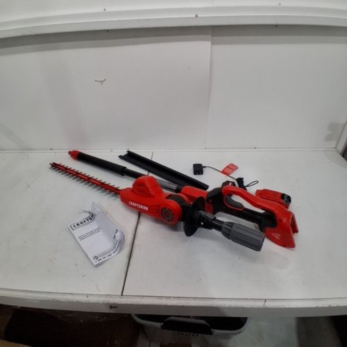 CRAFTSMAN 20V MAX POLE CORDLESS HEDGE TRIMMER - 18" - RED (MODEL: CMCPHT818D1) image 3