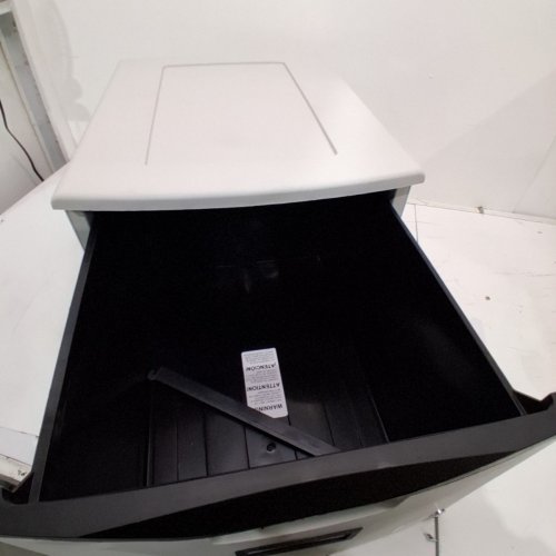 STOREX PLASTIC ARCHIVE STORAGE DRAWER WITH LOCK & KEY - 18" - GREY/BLACK image 3