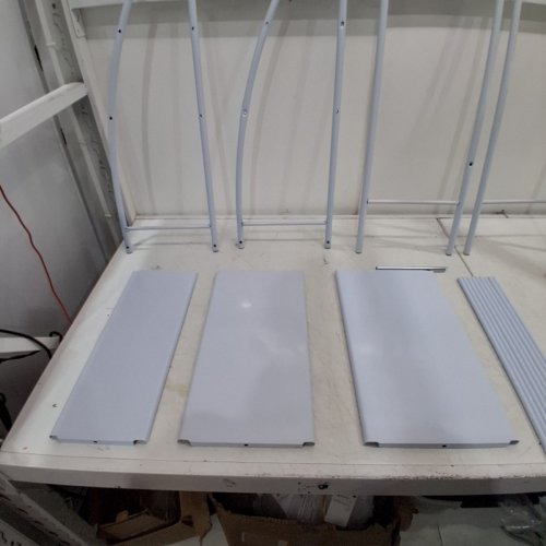 3-TIER OVER THE TOILET / LAUDRY RACK - 62" X 18" - WHITE image 5
