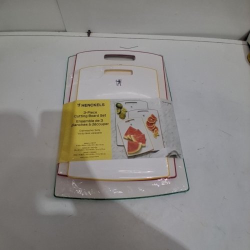 3PC HENCKELS CUTTING BOARD SET - VARIOUS SIZES - MULTICOLORED image 2