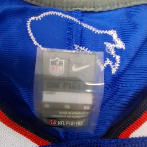 YOUTH NIKE NFL ON FIELD OFFICIAL APPAREL- BUFFALO BILLS -JOSH ALLEN #17 JERSEY - EXTRA LARGE - BLUE image 4