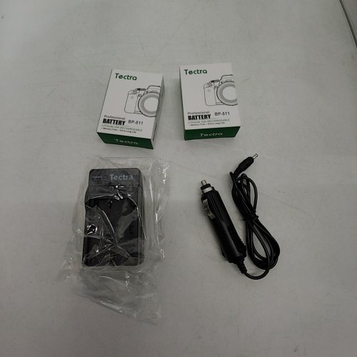 TECTRA CAMERA BATTERY CHARGER KIT WITH BP-511 RECHARGEABLE BATTERIES (MODEL: BP-511) image 2