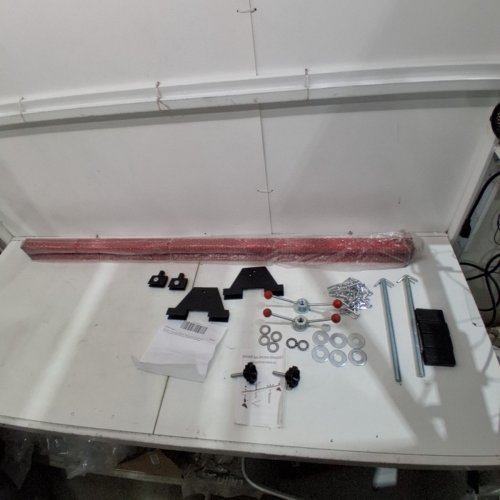 OKSTENCK TRANSVERSE ENGINE SUPPORT BAR - 1100LBS MAX - RED image 2
