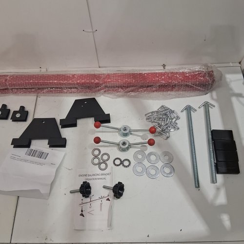 OKSTENCK TRANSVERSE ENGINE SUPPORT BAR - 1100LBS MAX - RED image 3