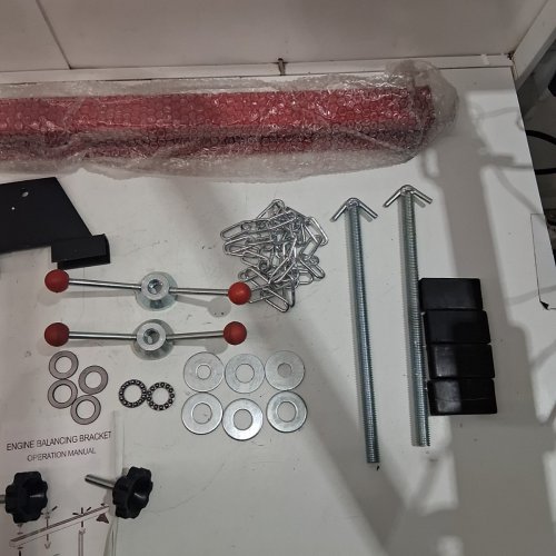 OKSTENCK TRANSVERSE ENGINE SUPPORT BAR - 1100LBS MAX - RED image 6
