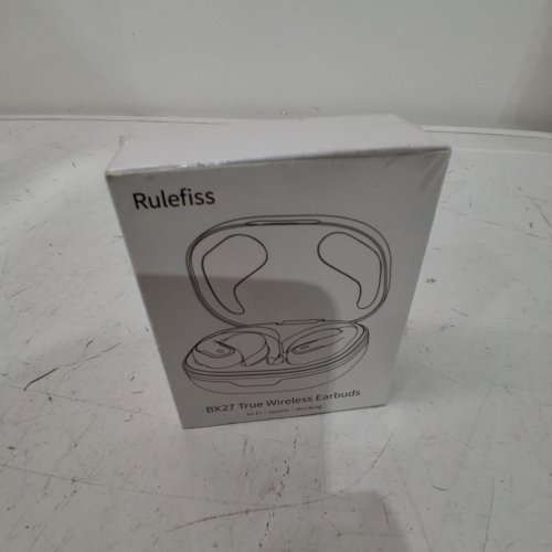 RULEFISS TRUE WIRELESS EARBUDS - BLACK - (MODEL: BX27) image 2