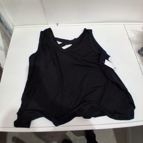 WOMEN'S LANE BRYANT V-NECK TANK TOP - 4X - BLACK (STYLE: ALCELLA LB0074) image 2