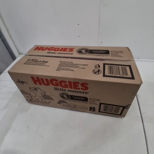 76PK HUGGIES LITTLE MOVERS DIAPERS - SIZE 8 - MULTICOLOURED / LION KING image 2