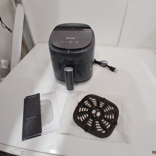 CHEFMAN COMPACT AND SPACE-SAVING MINI AIR FRYER - 2QT - GREY (MODEL: RJ38-2D-GREY- CA) image 2