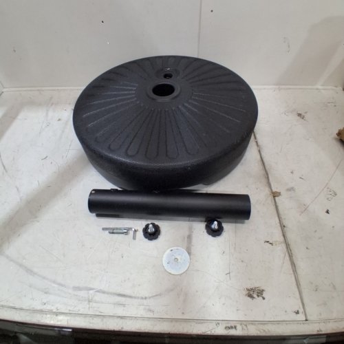 JEAREY OUTDOOR PATIO UMBRELLA BASE - 19.7" - 81.5LBS MAX - BLACK (MODEL: A091-004-001-044) image 2