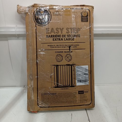 REGALO EASY STEP EXTRA WIDE BABY GATE - 30" X 29"-49" - WHITE (MODEL: 1164 EW DS) image 3