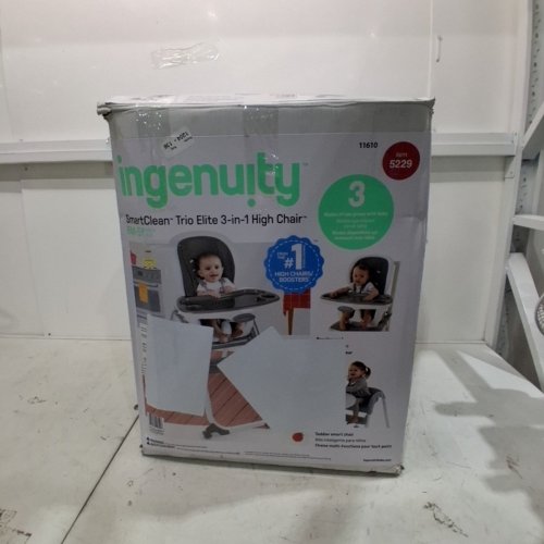 INGENUITY SMARTCLEAN TRIO ELITE 3-IN-1 HIGH CHAIR - SLATE (MODEL: 5229 / 11610) image 7