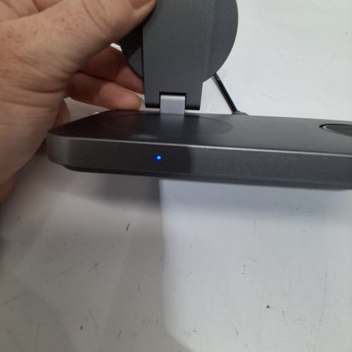 EXW FOLDABLE 3 IN 1 WIRELESS CHARGING STATION WITH MAG SAFE CHARGER STAND FOR APPLE - BLACK image 2