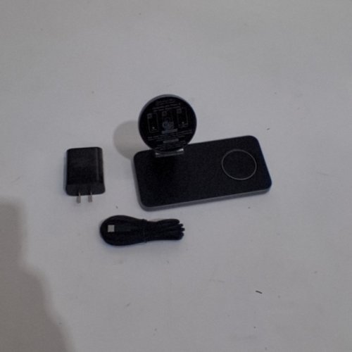 EXW FOLDABLE 3 IN 1 WIRELESS CHARGING STATION WITH MAG SAFE CHARGER STAND FOR APPLE - BLACK image 3