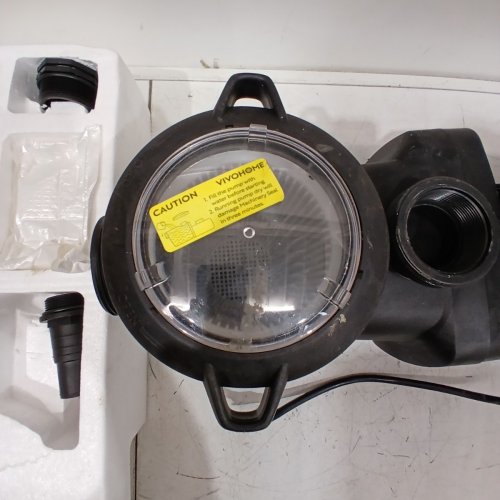 VIVOHOME 2.0HP POOL PUMP DUAL SPEED WITH WIRELESS REMOTE CONTROL - 2.0/0.5 H/P, 220-240 V - BLACK (MODEL: VH1896) image 5