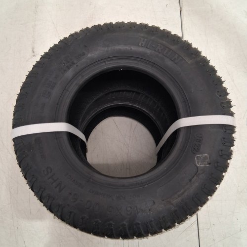 2PK HI-RUN LIGHT-DUTY LAWN AND GARDEN TIRE - 18" X 9.50-8 - BLACK (MODEL: SU05-09) image 4