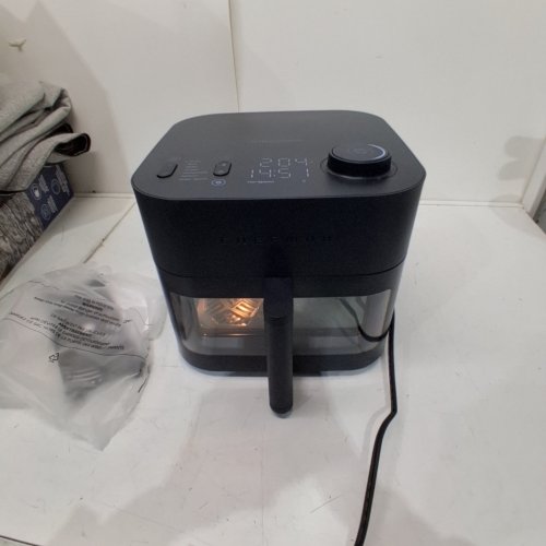 CHEFMAN CRISPINATOR HIGH POWERED AIR FRYER - 8QT - BLACK (MODEL: C38-8WD7-1M-1CAP / 1993109) image 2